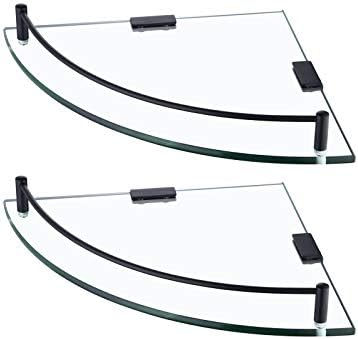 KES Tempered Glass Shelf Stainless Steel