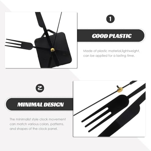 Hemobllo Quartz Clock Mechanism Kit Easy to Replace Perfect forDIY Clocks