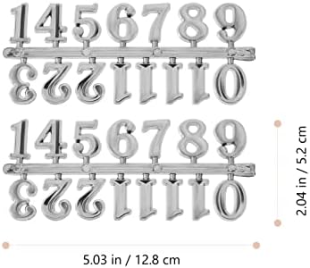 Doitool Digital Clock Numbers - Replacement Set for Home Wall Clocks