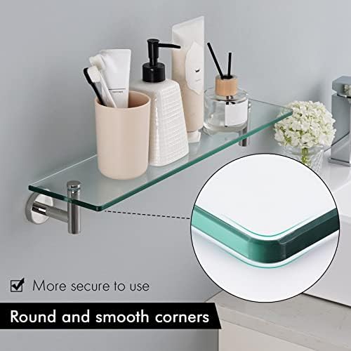KES Premium Tempered Glass Shelf for Bathroom