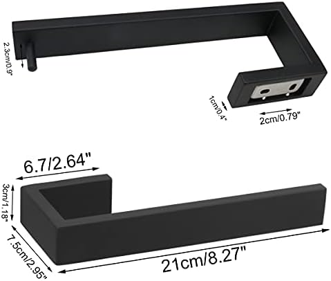 TocTen - Heavy-Duty 9-Inch Wall-Mounted Towel Hanger