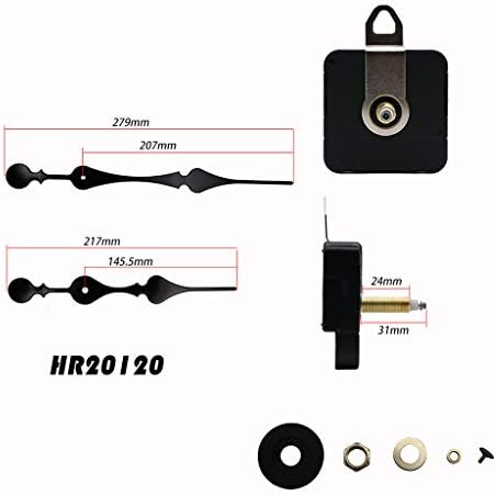 Precise Plus Wall Clock Timer Kit - Long Shaft Silent Movement 4999