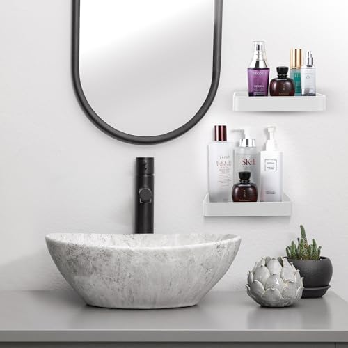 Z Metnal Rust-Resistant Floating Wall Organizer for Bathrooms