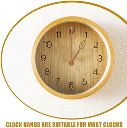 Durable Clock Hands Set for DIY Clocks Walnut Wood Replacement Parts