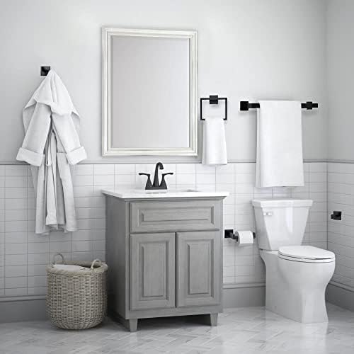 5-Piece Stainless Steel Bathroom Towel Bar Set for Wall-Mounted Use