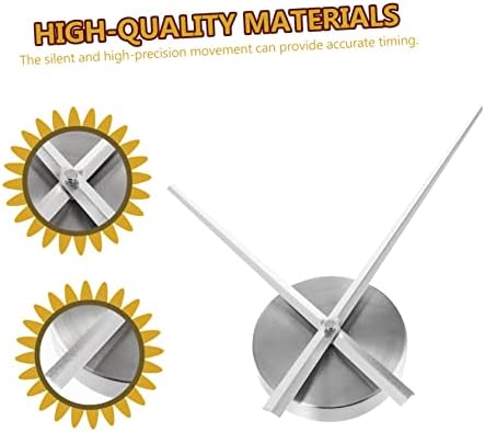 GREAT VALUE DIY Wall Clock Kit - 10cm Silver Base Plate More