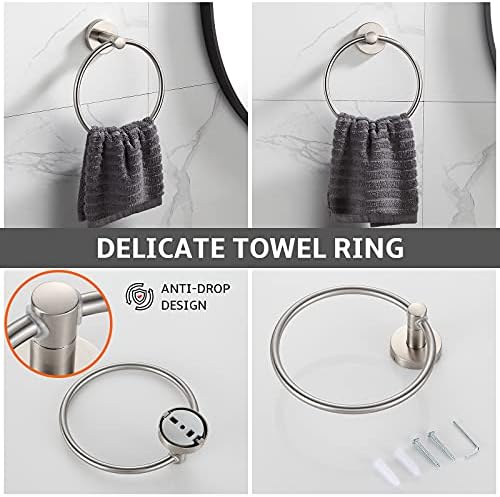 Adjustable Bathroom Towel Holder Set with 24 Bar