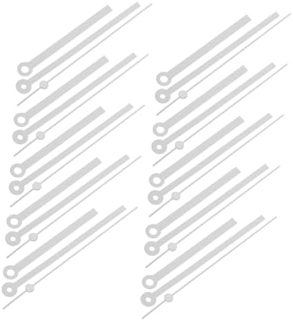 10 Set White Wall Clock Hands for DIY or Repair Use