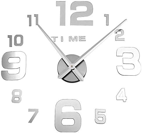 Perfectii Wall Clock Silent Moves Home Decor Giant Timepiece