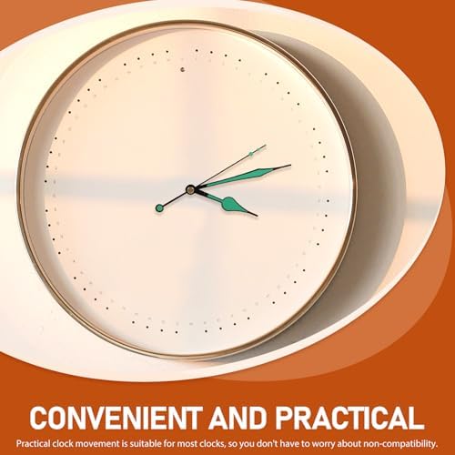 DOITOOL Wall Clock Replacement Movement Kit - Green