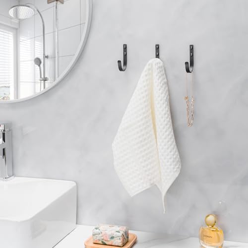 22LB Stainless Metal Robe Towel Hangers 5-Pack