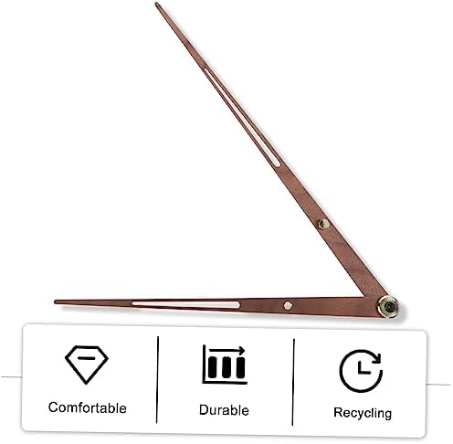 JOJOFUNY Large Wooden Wall Clock Hands with Decor Design