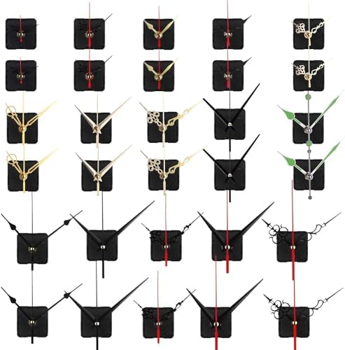 30-Pack Replacement Quartz Clock Movement Kit for Repairing Installing