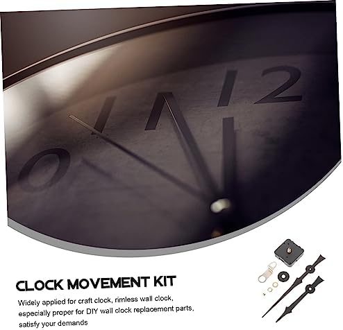 DIY Quartz Wall Clock Mechanism Set with Silent Shaft and Parts