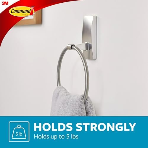 Transform Your Bathroom with SATIN NICKEL Towel Holder - Rust Water Resistant Organizer