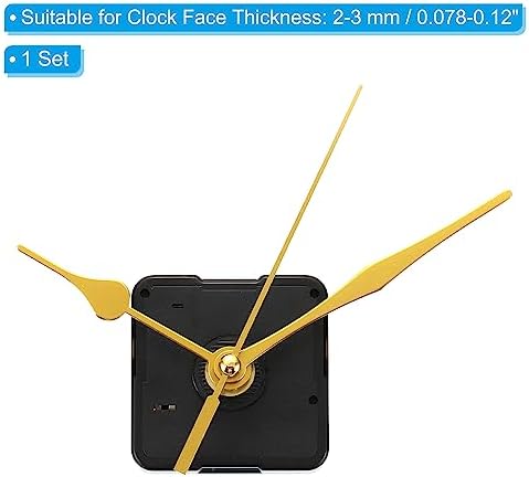 Battery Operated Quiet Mute Clock Movement from PATIKIL