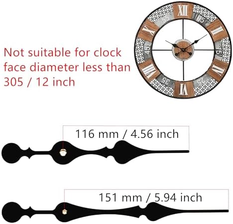 Youngtown 12888 23mm Shaft Clock Movement
