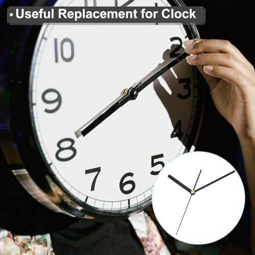 Aluminum Replacement Wall Clock Hands Kit 14 Set White Quiet Durable