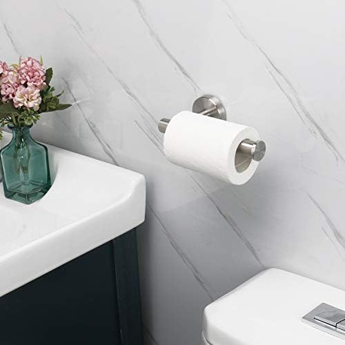 NearMoon Premium Stainless Steel Toilet Paper Holder Brushed Nickel