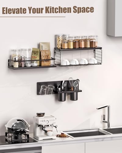 Versatile Floating Storage Shelf for Bathroom Bedroom Kitchen and Living Room