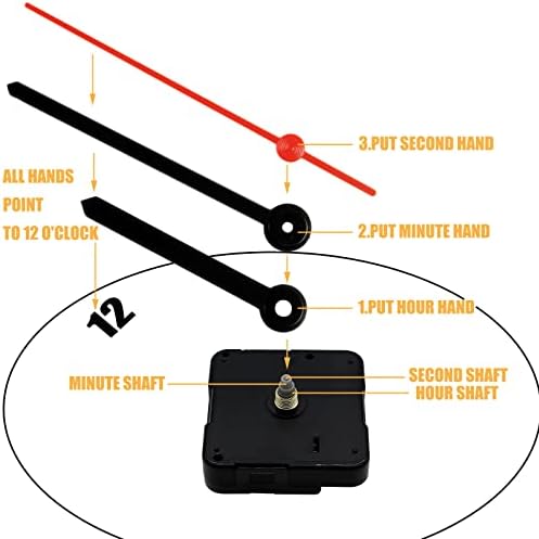 SuiWotin 1pc Clock Mechanism Replacement