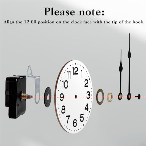 Silent Clock Mechanism Kit for DIY Repair 12mm Shaft