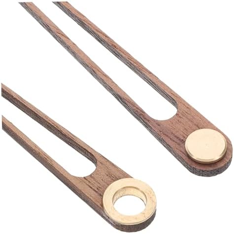 12-Inch Walnut Clock Hands Set for Repair