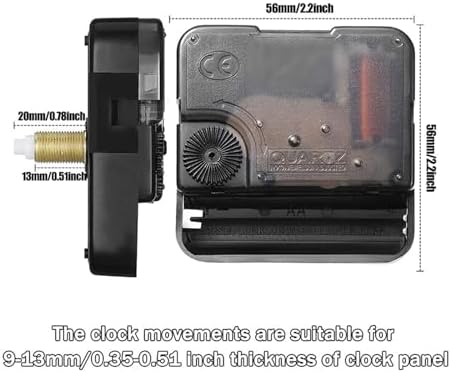 Oikabio Wall Clock Movement Kit for DIY Repair and Replacement