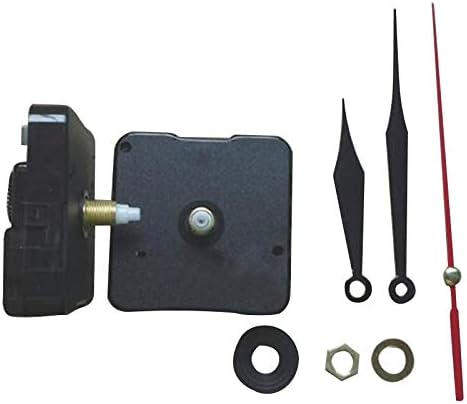 Quartz Wall Clock Parts Set for Repair DIY 10 Pieces with Hook