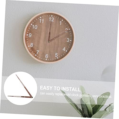Wooden Wall Clock Pointer Set 12-Tip Vase Modern DIY Clock Replacement
