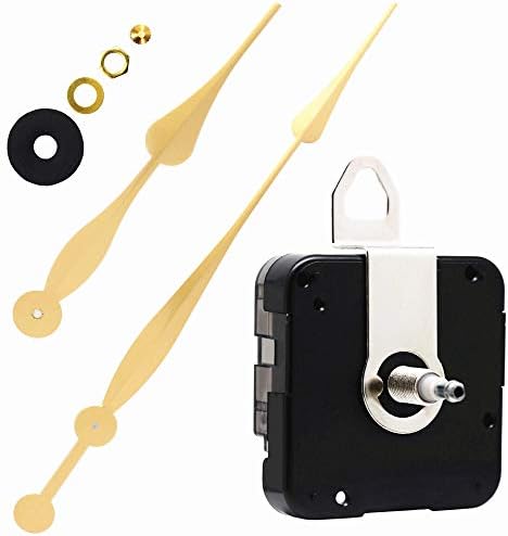 TIKROUND Youngtown 12888 Clock Movement Mechanism with 12-Inch Long Shaft