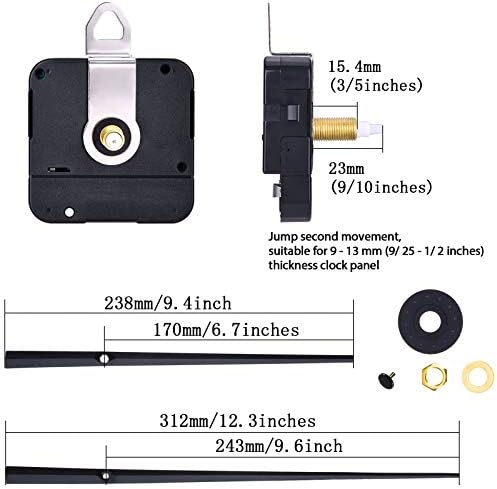 Professional Clock Movement - High Torque Durable Easy to Use