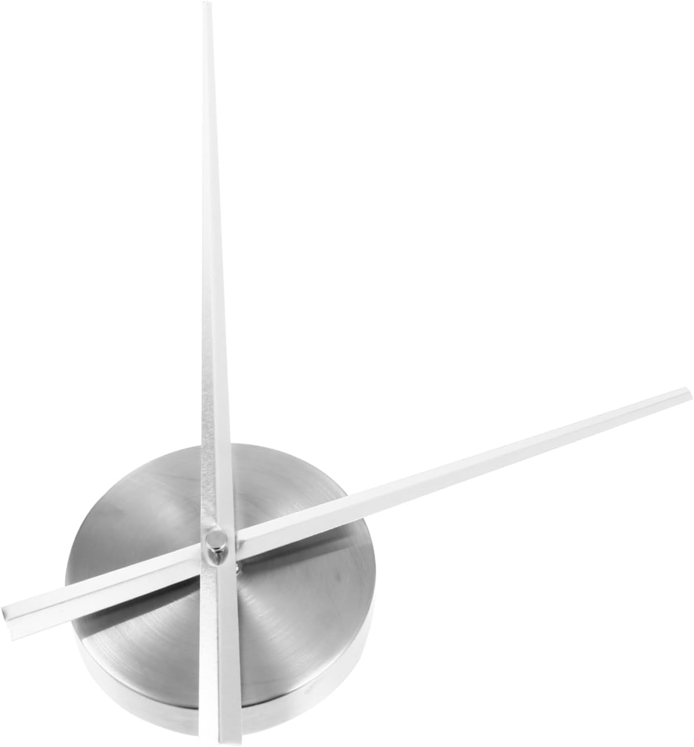 Sleek Easy-Backup Wall Clock Hands Plate Modern Design