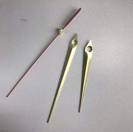 Delmitan Gold Red Metal Wall Clock Needles