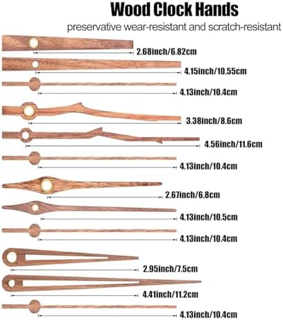 Easy_install Wood Wall Clock Movement Repair Kit