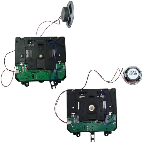 CVZQTESimple 300g Plastic Music Box Clock Movement