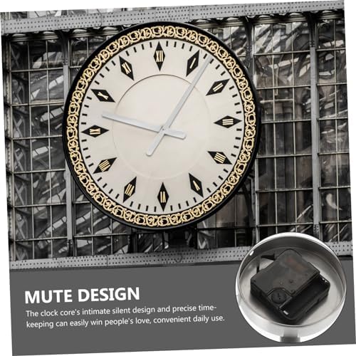 Amosfun DIY Wall Clock Hands Kit Metal 3D Dial Movement