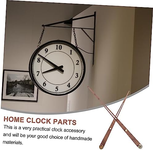 Wooden Wall Clock Pointer Set 12-Tip Vase Modern DIY Clock Replacement