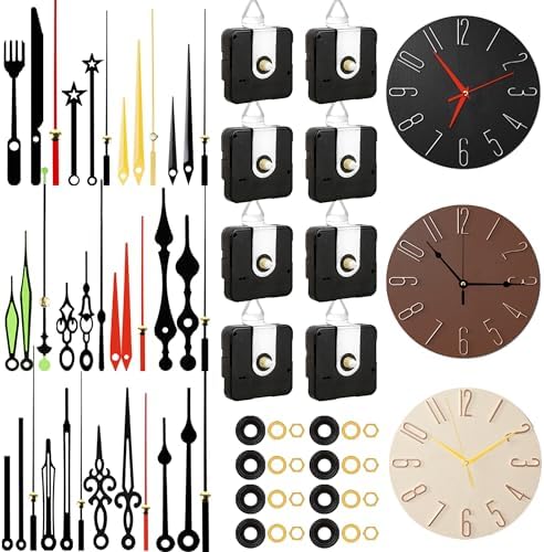 Precise 8-Piece quartz clock mechanism set