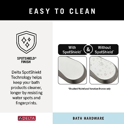 Delta Arvo Hand Towel Holder SpotShield Brushed Nickel