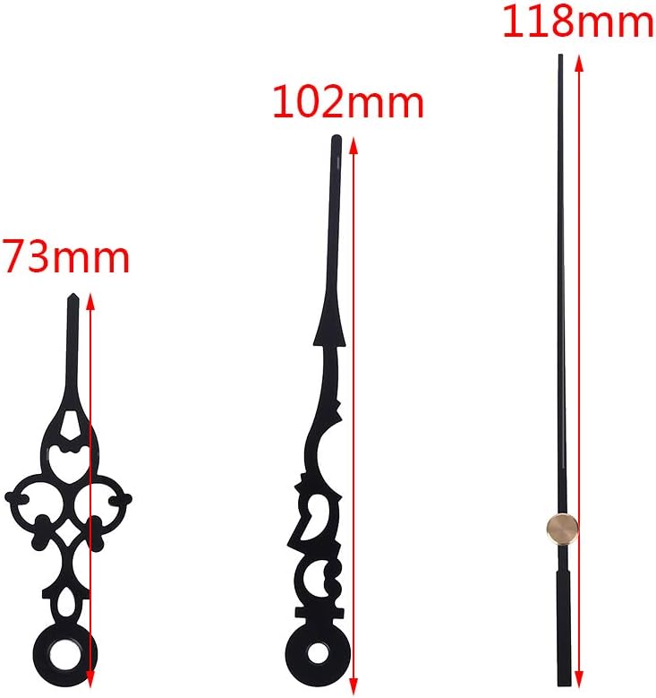 Pendulum Clock Movement Repair Kit with 3 Hands