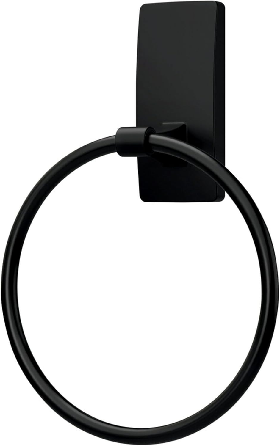 Matte Black Command Hand Towel Holder 5 lbs Capacity