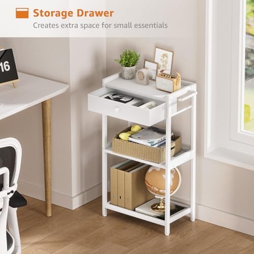 MEUIS Rustic Farmhouse Standing Organizer Durable Ladder Style for Towels Gaskets