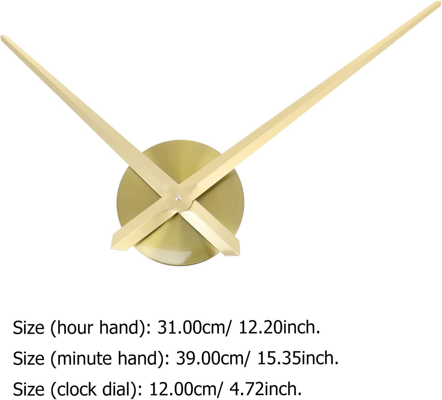 3D Wall Clock Mechanism Replacement with High-Quality Aluminum