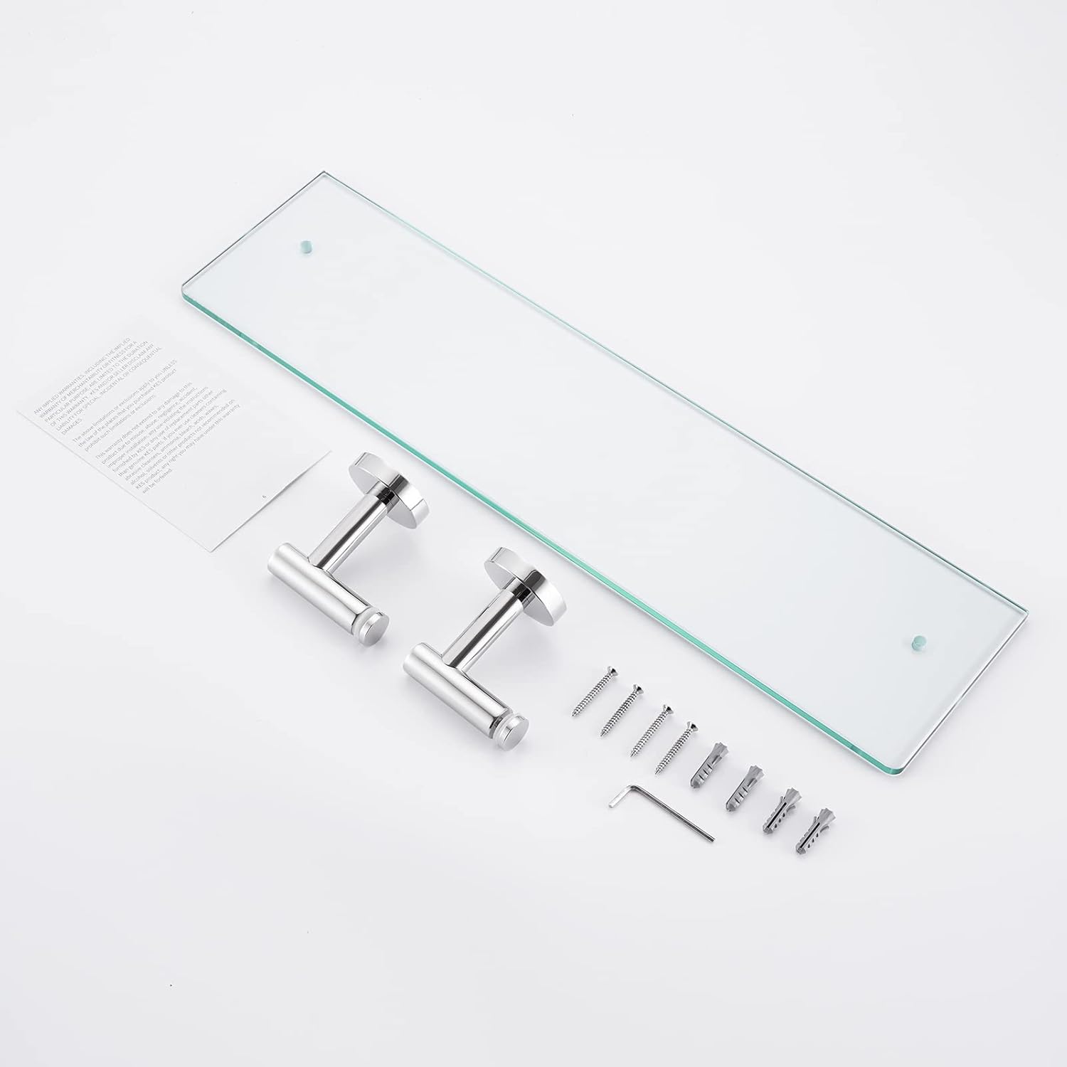 KES Premium Tempered Glass Shelf for Bathroom