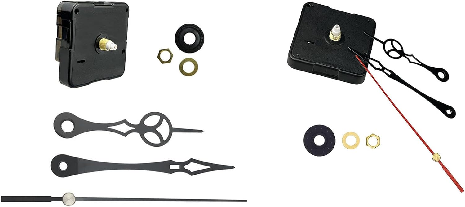 Reliable Clock Movement Repair Kit for 13mm Shaft with Hour Second Hands