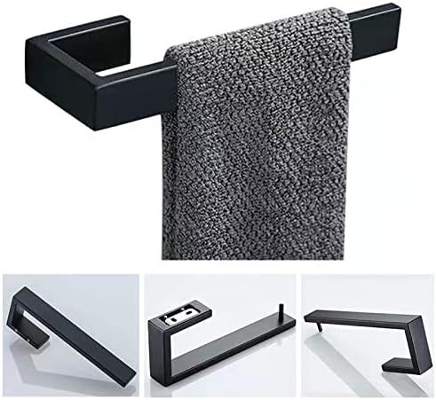 Double-Piece Stainless Steel Hand Towel Holder Modern Design