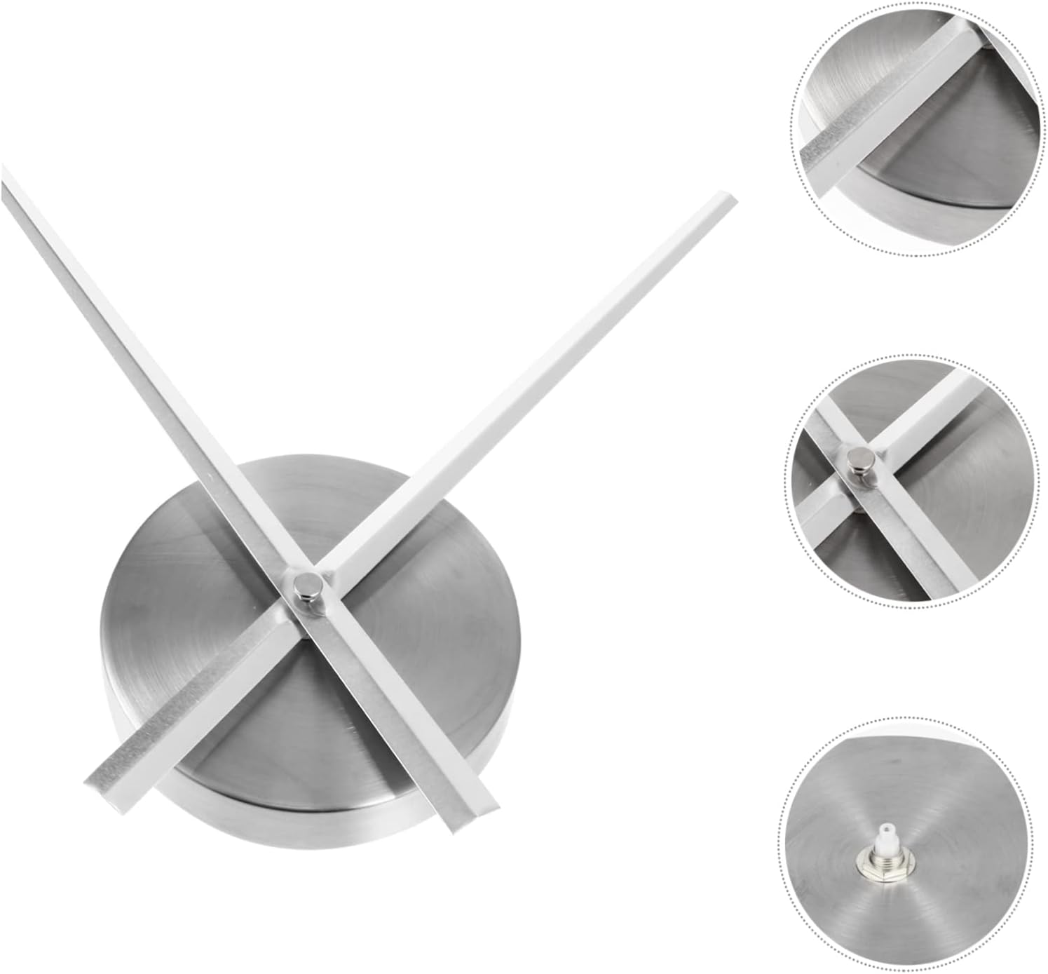 GREAT VALUE DIY Wall Clock Kit - 10cm Silver Base Plate More