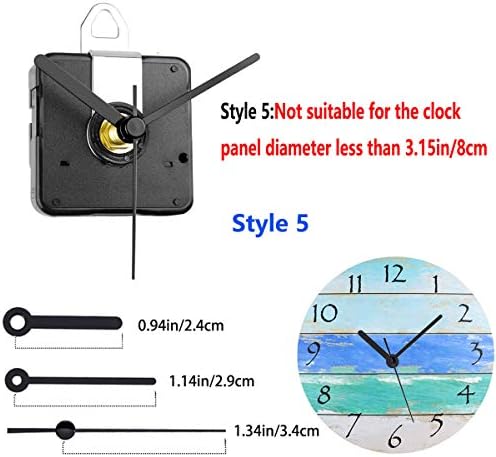 High-Quality Battery-Operated Clock Movement Parts for DIY Repair 2-Pack