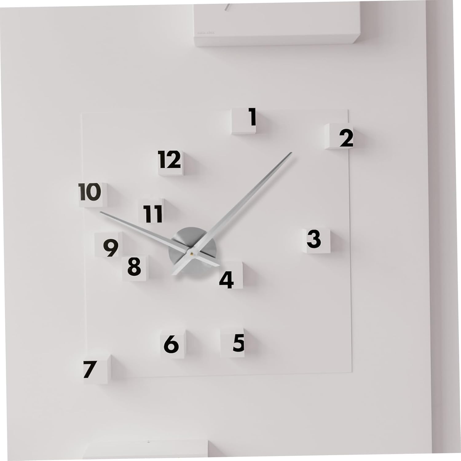 STOBAZA DIY Battery Operated Wall Clock Movement with Silver Metal Hands